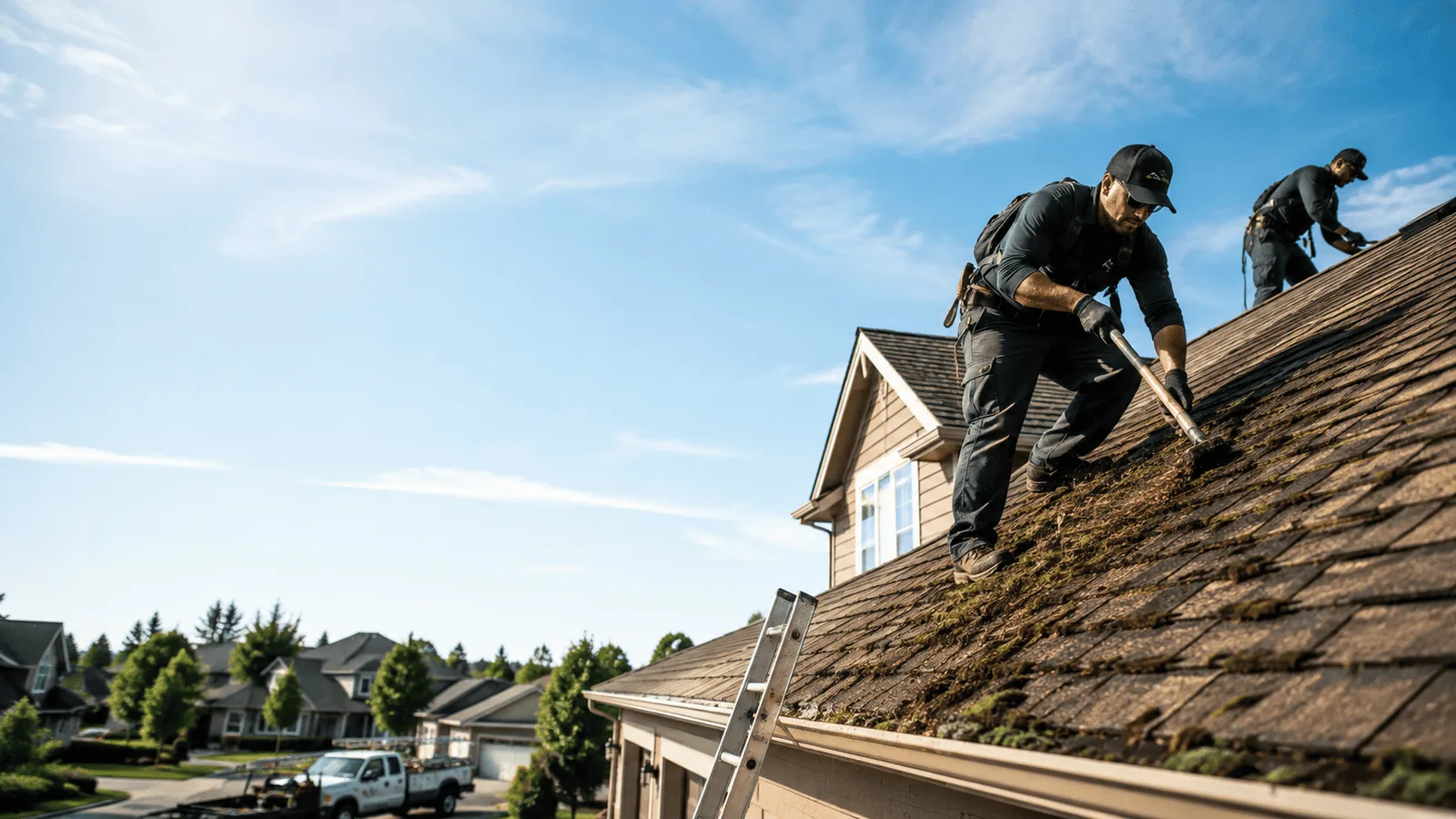 Roof Moss Removal in New Bloomington, OH near me